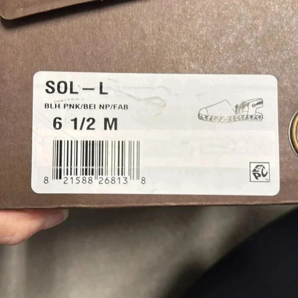 Linea Paolo Women's Ankle Wrap Braided Bottom Espadrille Flats Size 6.5 - Picture 8 of 8